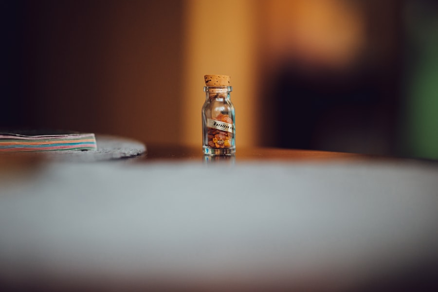 Empty pill bottle